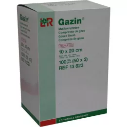 GAZIN Marli komp.10x20 cm steriilne 8-kihiline, 50X2 tk