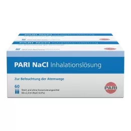 PARI NaCl inhalatsioonilahuse ampullid, 120X2,5 ml
