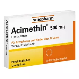 ACIMETHIN Õhukese polümeerikattega tabletid, 50 tk