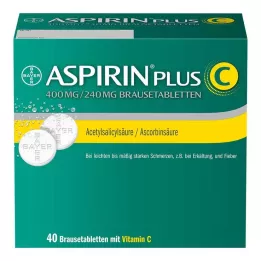 ASPIRIN pluss C kihisevad tabletid, 40 tk
