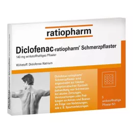 DICLOFENAC-ratiopharm valuplaastrid, 5 tk
