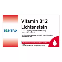 VITAMIN B12 1000 μg Lichtensteini ampullid, 100X1 ml