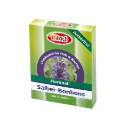 FLORIMEL Sage Bonbons C-vitamiiniga suhkruvaba, 40 g