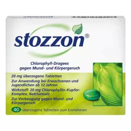 STOZZON Klorofülliga kaetud tabletid, 40 tk