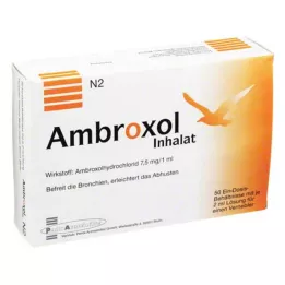 AMBROXOL Inhalatsioonilahus nebulisaatorile, 50X2 ml