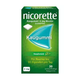 NICORETTE 2 mg värske piparmündi närimiskummi, 30 tk