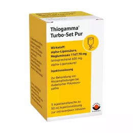 THIOGAMMA Turbo Set Pur süstimispudelid, 50 ml