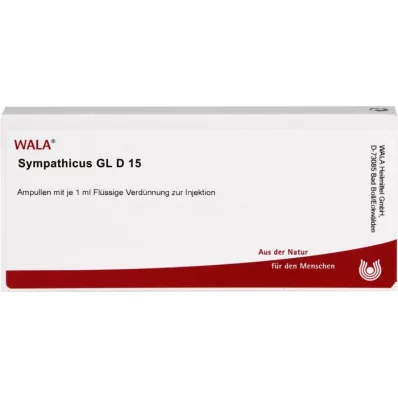 SYMPATHICUS GL D 15 ampullid, 10X1 ml SYMPATHICUS GL D 15 ampullid, 10X1 ml