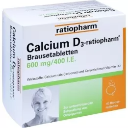 Kaltsium D3 ratiopharm Kihisevad tabletid, 40 tk