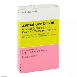 ZYMAFLUOR D 500 tabletid, 90 tk