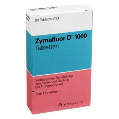 ZYMAFLUOR D 1000 tabletti, 90 tk ZYMAFLUOR D 1000 tabletti, 90 tk