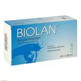 BIOLAN Üheannuselised silmatilkade pipetid, 60X0,35 ml