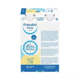 FRESUBIN ENERGY DRINK Vanilje joogipudel, 4X200 ml