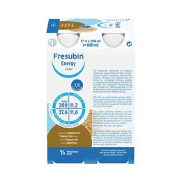 FRESUBIN ENERGY DRINK Cappuccino joogipudel, 4X200 ml