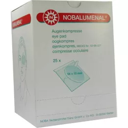 NOBALUMENAL Silmakompress 54x70 mm steriilne, 25 tk