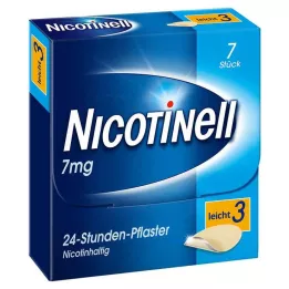 NICOTINELL 7 mg/24 tunni plaaster 17,5 mg, 7 tk
