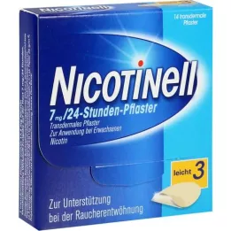 NICOTINELL 7 mg/24-tunnine krohv 17,5 mg, 14 tk