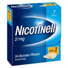NICOTINELL 21 mg/24 tunni plaaster 52,5 mg, 7 tk
