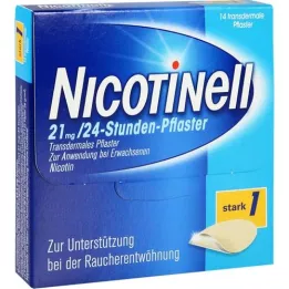NICOTINELL 21 mg/24-tunnine krohv 52,5 mg, 14 tk