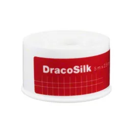 Dracosilk rullkrohv 5m x 2,5 cm, 1 tk