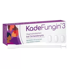 KADEFUNGIN 3 tupetabletti, 3 tk