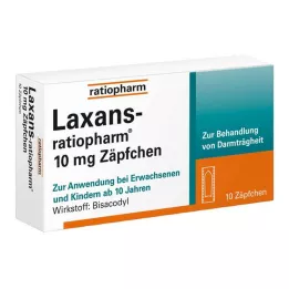 LAXANS-ratiopharm 10 mg ravimküünlad, 10 tk