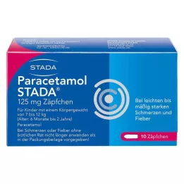 PARACETAMOL STADA 125 mg suposiidid, 10 tk