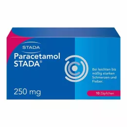 PARACETAMOL STADA 250 mg ravimküünlad, 10 tk