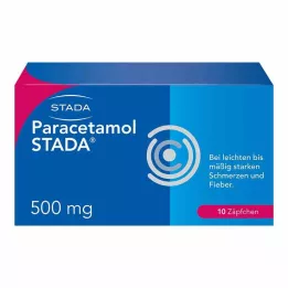 PARACETAMOL STADA 500 mg ravimküünlad, 10 tk