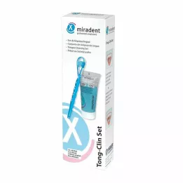 MIRADENT Keelepuhastuskomplekt Tong-Clin, 1 tk