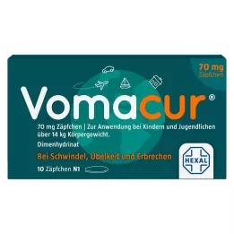 VOMACUR 70 suposiiti, 10 tk