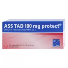ASS TAD 100 mg Protect gastroresistentsed õhukese polümeerikattega tabletid, 100 tk