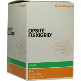 OPSITE Flexigridi trans. Haava verb.6x7 cm steriilne, 100 tk
