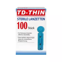 GLUCO TEST Lantsetid, 100 tk