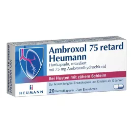 AMBROXOL 75 retard Heumanni kapslit, 20 tk