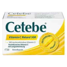 CETEBE C-vitamiini toimeainet prolongeeritult vabastavad kapslid 500 mg, 30 tk