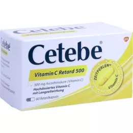 CETEBE C -vitamiini aeglustuskapslid 500 mg, 60 tk