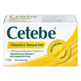 CETEBE C-vitamiini toimeainet prolongeeritult vabastavad kapslid 500 mg, 120 tk