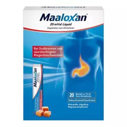 MAALOXAN 25 mVal vedelik, 20X10 ml