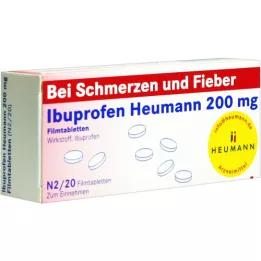 Ibuprofeen Heumann 200mg, 20 tk