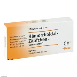 HÄMORRHOIDAL Suposiidid N Cosmochema, 12 tk