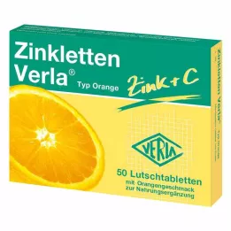 ZINKLETTEN Verla oranžid pastillid, 50 tk