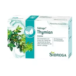 SIDROGA Tüümiani tee filtrikotid, 20X1,6 g