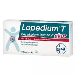 LOPEDIUM T akuut ägeda kõhulahtisuse korral tabletid, 10 tk