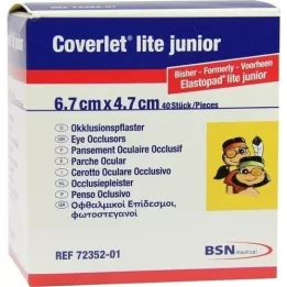 COVERLET Lite Junior Eye -Cleveri ventilaator 47x67 mm, 40 tk