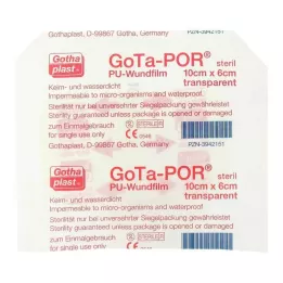 GOTA-POR PU Haavakile 10x6 cm steriilne kips, 1 tk