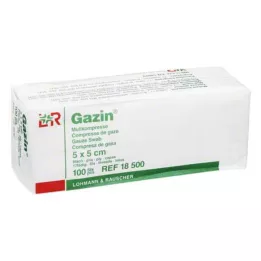 GAZIN Marli komp. 5x5 cm mittesteriilne 8-kordne operatsioon, 100 tk