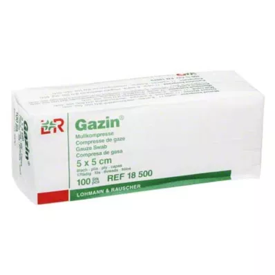 GAZIN Marli komp. 5x5 cm mittesteriilne 8-kordne operatsioon, 100 tk GAZIN Marli komp. 5x5 cm mittesteriilne 8-kordne operatsioon, 100 tk