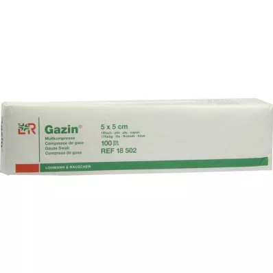 GAZIN Marli komp. 5x5 cm mittesteriilne 16-kordne operatsioon, 100 tk
