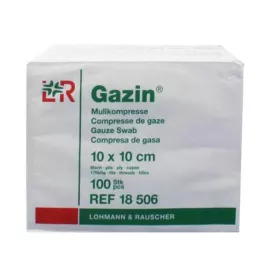 GAZIN Marli komp. 10x10 cm mittesteriilne 8-kordne operatsioon, 100 tk